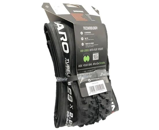Велосипедная покрышка Vittoria SAGUARO XC 55-622 (29x2.25), TLR, складная (чёрная), изображение 4