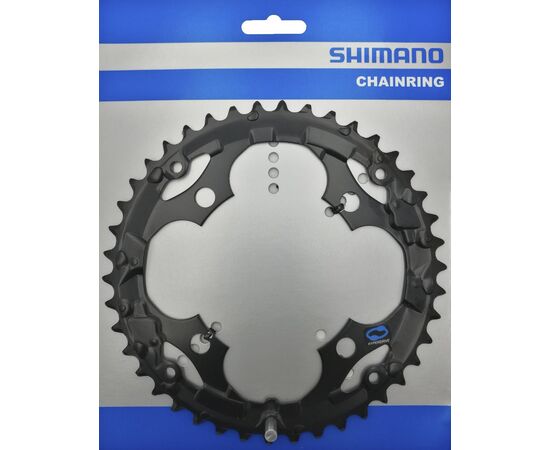 Звезда передняя для Shimano FC-M361 42T, Цвет: черный, Количество зубьев: 42, изображение 2
