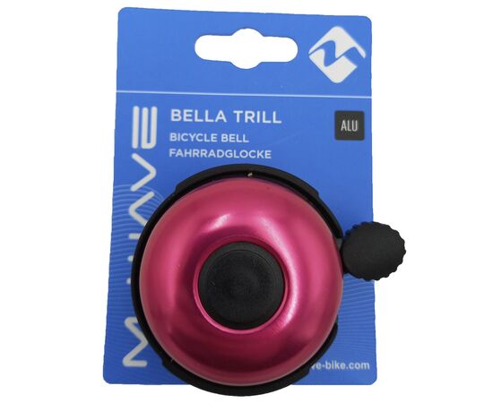 Звонок для велосипеда M-Wave 5-420158 D=53мм (черно-розовый), Цвет: розовый, изображение 2