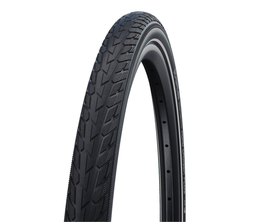 Велосипедная покрышка Schwalbe ROAD CRUISER PLUS 700x35C (37-622), PunctureGuard (Black-Reflex), Цвет: черный, Ширина: 1.35" (35 мм)