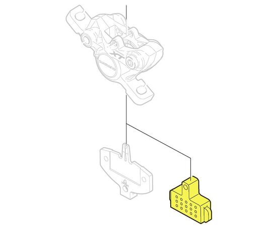 Вставка для калипера Shimano BR-RS505, изображение 3