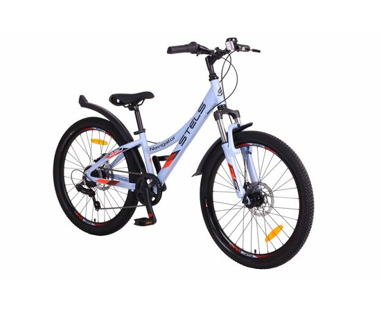 Подростковый велосипед Stels Navigator 430 MD 24" (голубой), Цвет: голубой, Размер рамы: 11,5", изображение 2