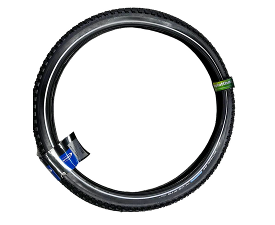 Велосипедная покрышка Schwalbe MARATHON PLUS MTB 26x2.25 (57-559), SmartGuard (чёрный, светоотражающая полоса), Цвет: черный, Ширина: 2.25" (57 мм), изображение 3