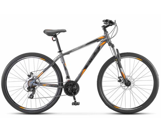 Велосипед Stels Navigator 900 MD 29" (тёмно-серо матовый), Цвет: серый, Размер рамы: 21"