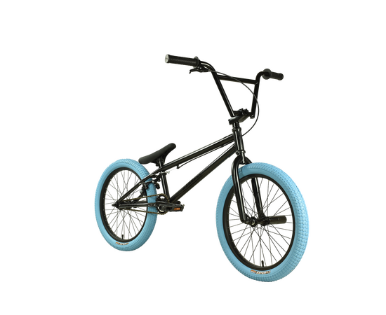 Велосипед Stark'25 Madness BMX 4 (серо-фиолетовый/черный/синий), Цвет: голубой, изображение 2