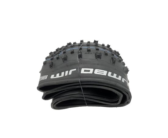 Велосипедная покрышка Schwalbe JUMBO JIM 26x4.40 (110-559), Super Ground, TLE (складная, чёрная), Цвет: черный, Ширина: 4.40" (110 мм), изображение 5