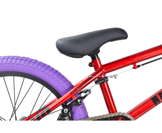 Велосипед Stark'25 Madness BMX 5 Cr-Mo (красный/черный/фиолетовый), изображение 4