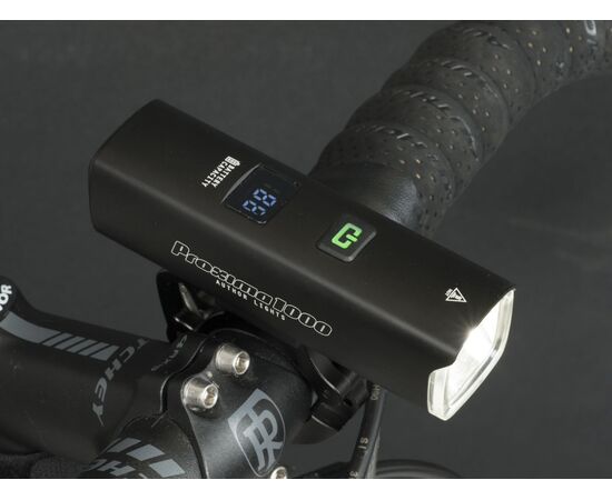 Фара Author PROXIMA 1000 lm / HB 22-38 mm USB Alloy (чёрная), изображение 3 Фара Author PROXIMA 1000 lm / HB 22-38 mm USB Alloy (чёрная), изображение 3