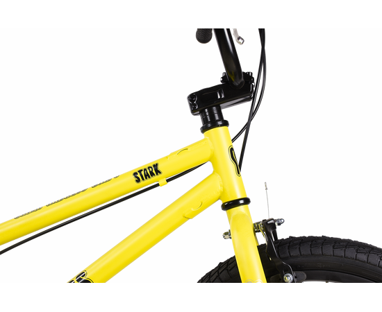 Велосипед Stark'25 Madness BMX 1 (лимонный/черный/черный), изображение 3
