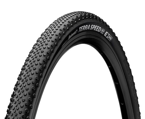 Велосипедная покрышка Continental 700x35C (35-622) Terra Speed ProTectionl, Cross/Gravel (складная, чёрный)