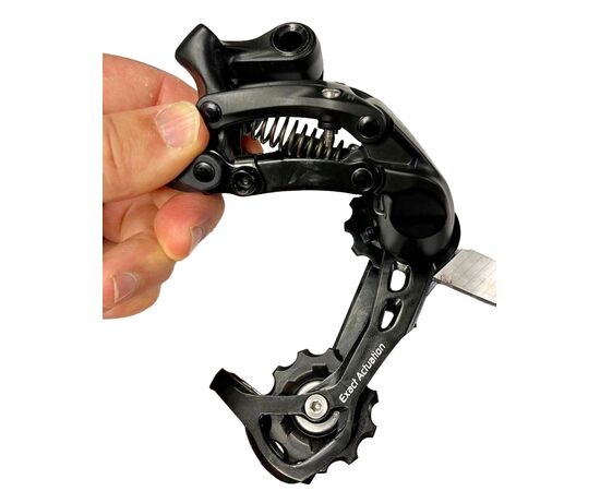 Переключатель задний Sram X5, Medium (средняя лапка), 10 скоростей (чёрный), изображение 2 Переключатель задний Sram X5, Medium (средняя лапка), 10 скоростей (чёрный), изображение 2