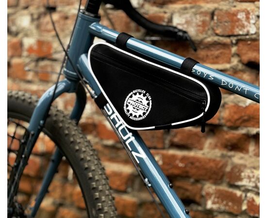 Велосумка PROTECT 555-210 под раму (черный/белый), Цвет: белый, Размер: Один размер, изображение 5