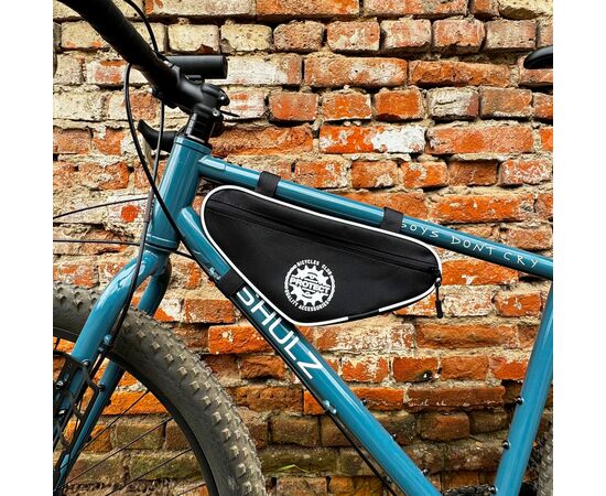 Велосумка PROTECT 555-210 под раму (черный/белый), Цвет: белый, Размер: Один размер, изображение 6