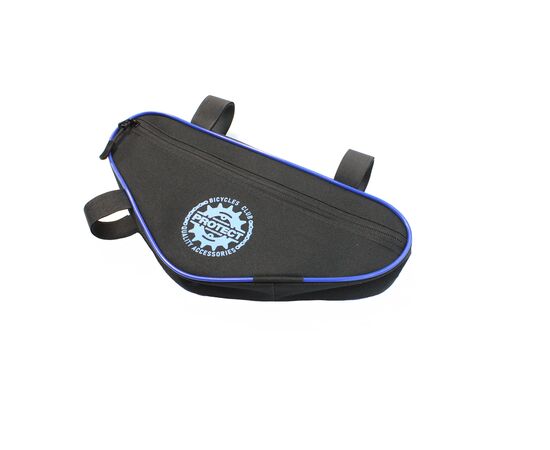 Велосумка PROTECT 555-211 под раму (черный/синий), Цвет: синий, Размер: Один размер, изображение 2