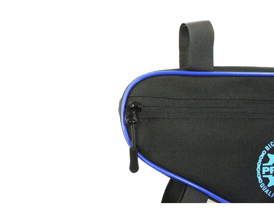 Велосумка PROTECT 555-211 под раму (черный/синий), Цвет: синий, Размер: Один размер, изображение 4