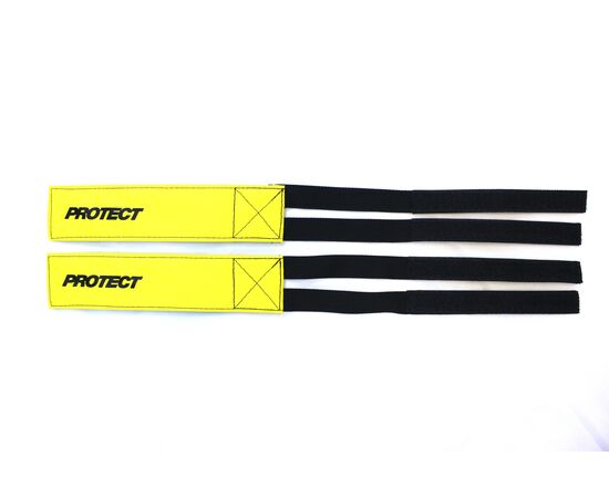 Стрепы для педалей велосипеда PROTECT 555-229 (2 шт., желтый), изображение 3