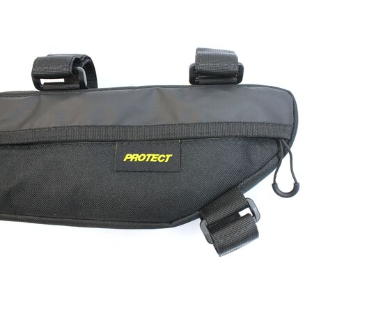 Велосумка PROTECT 555-698 под раму S (серия Bikepacking, черный), изображение 4