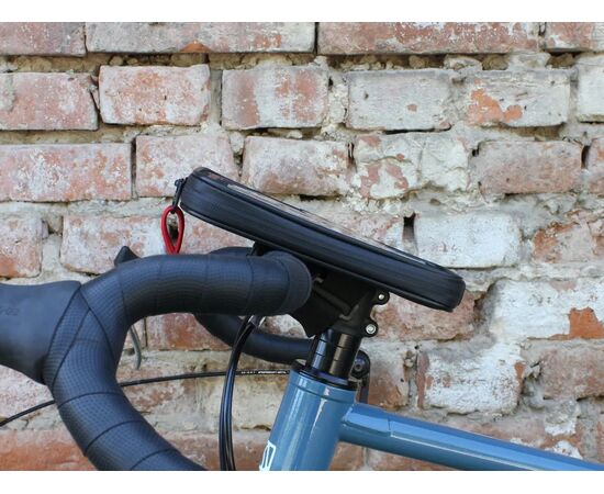 Велосумка TOURBIKE 777-124 на вынос руля с отделением для смартфона (серия CITY, черный), изображение 10 Велосумка TOURBIKE 777-124 на вынос руля с отделением для смартфона (серия CITY, черный), изображение 10