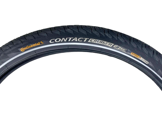 Велосипедная покрышка 28x2.2 (55-622) Continental CONTACT Cruiser Reflex, Цвет: черный, Ширина: 2.20" (56 мм), изображение 3