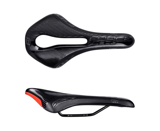 Седло спортивное FORCE RIK HOLE 201476 (чёрный), изображение 3