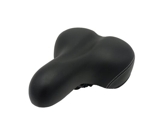Седло комфортное с замком HORST 09-200859 255x205 мм пружины закрытого типа (чёрное), изображение 2 Седло комфортное с замком HORST 09-200859 255x205 мм пружины закрытого типа (чёрное), изображение 2