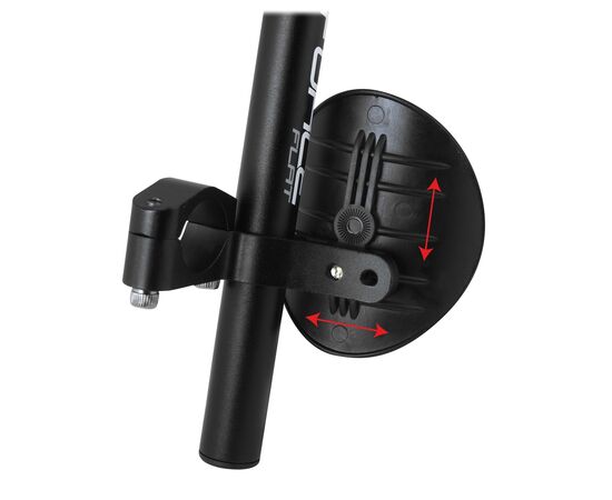 Руль-лежак Force CRONO 36003 25,4-31,8 мм нижнее крепление (чёрный матовый), изображение 4