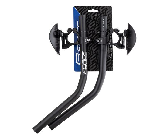 Руль-лежак Force CRONO 36003 25,4-31,8 мм нижнее крепление (чёрный матовый), изображение 6