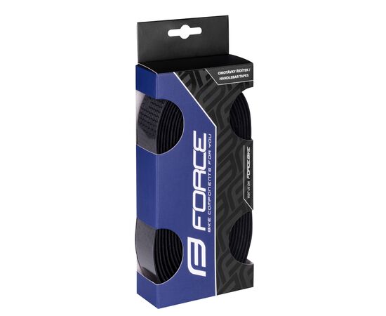 Обмотка руля Force EVA 380351 (черный + оттиск черный силикон), Цвет: графитовый, изображение 4