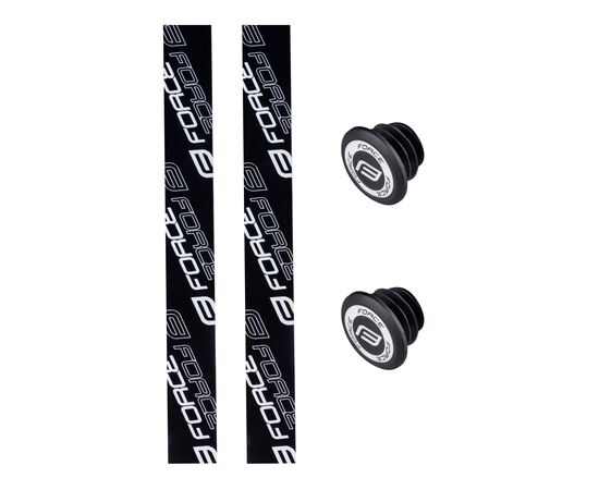 Обмотка руля Force EVA 380351 (черный + оттиск черный силикон), Цвет: графитовый, изображение 3