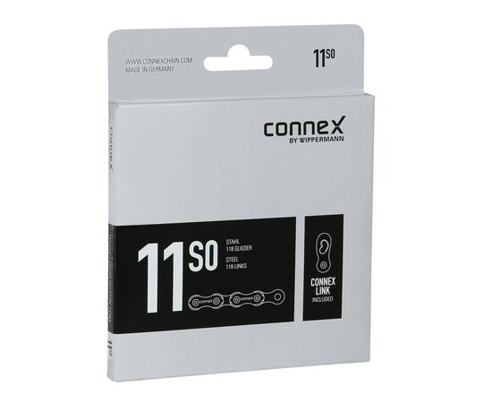 Цепь велосипедная CONNEX 11s0 8928116 11 скоростей 118 звеньев (серебристый), изображение 5