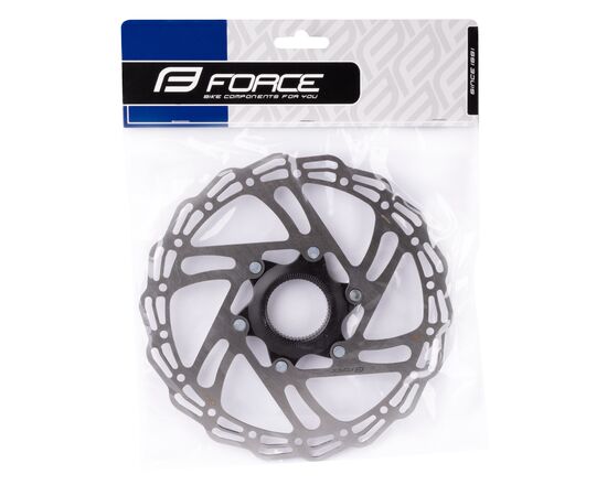 Тормозной диск Force 4240051 CENTER LOCK 160мм (серебристый), Цвет: серый, Диаметр: 160, изображение 2