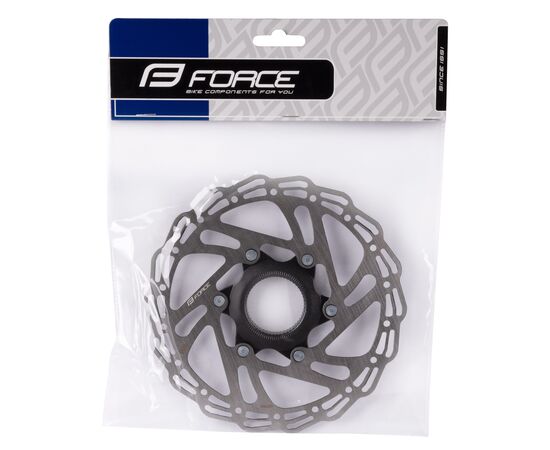 Тормозной диск Force 4240052 CENTER LOCK 180мм (серебристый), Цвет: серый, Диаметр: 180, изображение 2