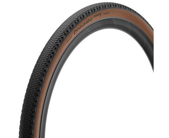 Покрышка Pirelli Cinturato Gravel Hard TLR 45-622 (черно-коричневый, 700x45C), Цвет: коричневый, Ширина: 1.75" (45 мм), изображение 2