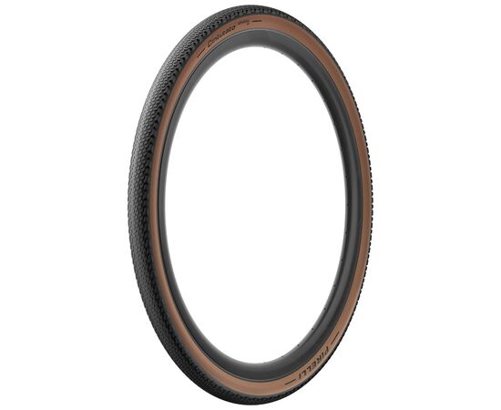 Покрышка Pirelli Cinturato Gravel Hard TLR 45-622 (черно-коричневый, 700x45C), Цвет: коричневый, Ширина: 1.75" (45 мм), изображение 3