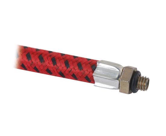 Шланг насоса Force 60 см 75000 с насадкой AV (SCHRADER), резьба М6, изображение 2