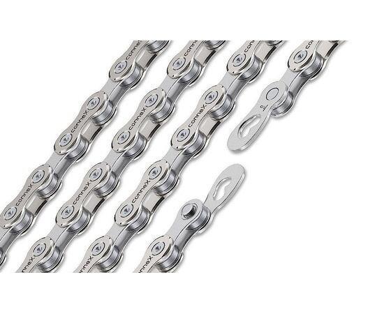 Цепь велосипедная CONNEX 904 8928149 9 скоростей 114 звеньев (серебристый), изображение 3