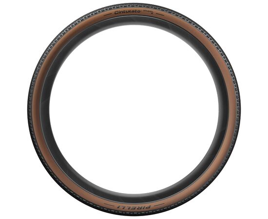 Покрышка Pirelli Cinturato Gravel Hard TLR 45-622 (черно-коричневый, 700x45C), Цвет: коричневый, Ширина: 1.75" (45 мм), изображение 4