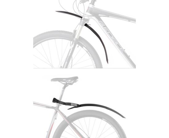 Комплект брызговиков Force SPLASH 27,5-29" 89921 (чёрный), изображение 3