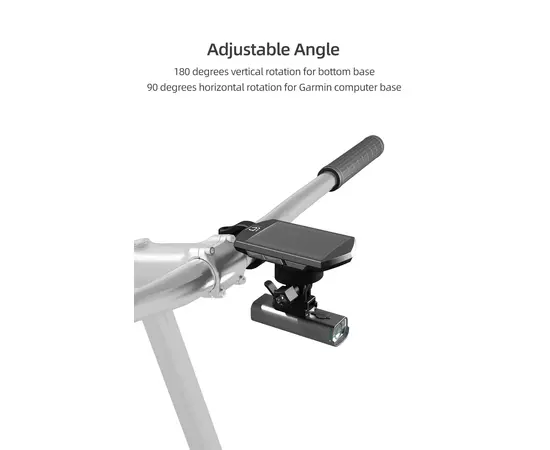 Держатель GACIRON H17 для фары/велокомпьютера/экшнкамеры, на руль, изображение 9 Держатель GACIRON H17 для фары/велокомпьютера/экшнкамеры, на руль, изображение 9