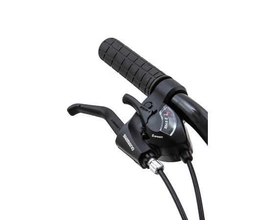 Подростковый велосипед Stels Navigator-400 MD 24" (серый/красный), Цвет: графитовый, Размер рамы: 12", изображение 7