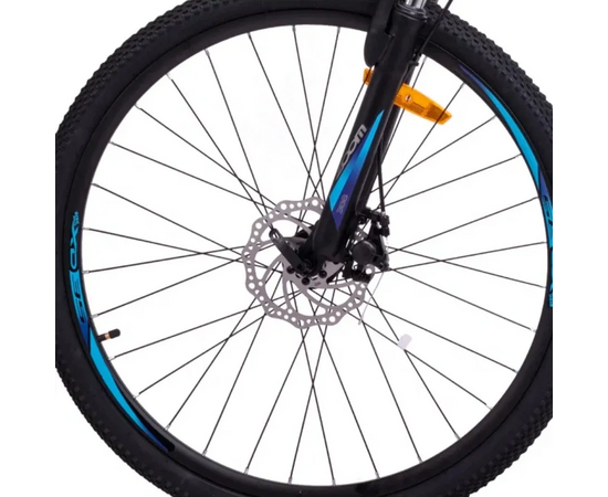 Велосипед Stels Navigator 700 27.5MD (чёрный/голубой), Цвет: голубой, Размер рамы: 19", изображение 9