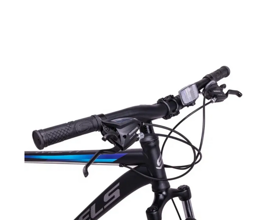 Велосипед Stels Navigator 700 27.5MD (чёрный/голубой), Цвет: голубой, Размер рамы: 19", изображение 3