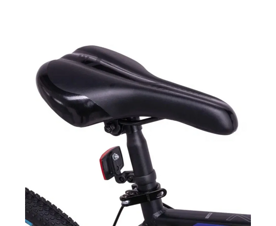 Велосипед Stels Navigator 700 27.5MD (чёрный/голубой), Цвет: голубой, Размер рамы: 19", изображение 4