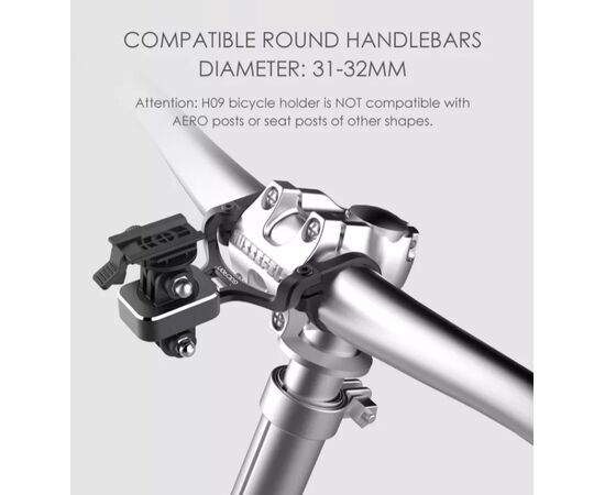Держатель GACIRON H09 для фары/камеры/телефона, на руль, изображение 14 Держатель GACIRON H09 для фары/камеры/телефона, на руль, изображение 14