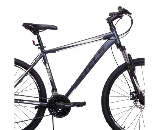 Велосипед Stels Navigator 700 27.5MD (серый/чёрный), Цвет: графитовый, Размер рамы: 21", изображение 6