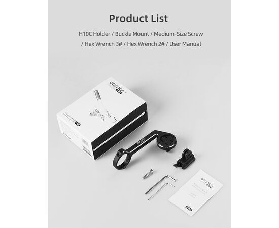 Держатель GACIRON H10C для фары/компьютера, на руль, изображение 24 Держатель GACIRON H10C для фары/компьютера, на руль, изображение 24