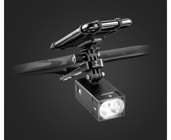 Держатель GACIRON H11 прямой, под болты в штатное место руля, для фары/компьютера, изображение 6