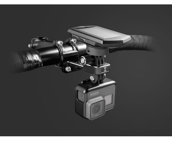 Держатель GACIRON H12 прямой, под болты крышки выноса (13-29 мм), для фары/компьютера, изображение 2 Держатель GACIRON H12 прямой, под болты крышки выноса (13-29 мм), для фары/компьютера, изображение 2