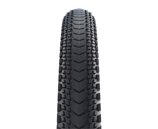 Велосипедная покрышка Schwalbe Marathon Almotion 27.5x2.15 (55-584), V-Guard, складная, Black+Reflex, изображение 2