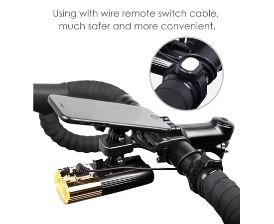 Держатель GACIRON H09 для фары/камеры/телефона, на руль, изображение 13 Держатель GACIRON H09 для фары/камеры/телефона, на руль, изображение 13